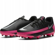 Nike Jr. CK8476-006 Phantom GT Academy MG Youth Soccer Cleats Black/Pink... - $89.07