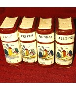 Handmade Vintage Danish scene salt and pepper~spice shakers. Created in ... - $723.77 MXN