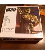 Star Wars The Mandalorian Wherever I Go, He Goes 1000 Piece Jigsaw Puzzle - $12.86