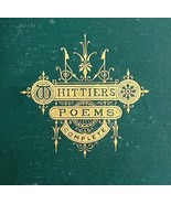 John Greenleaf Whittier Complete Poetical Works 1877 Victorian Poetry HC... - $1,854.46 MXN