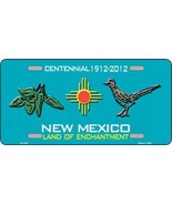 Green Chili &amp; Road Runner New Mexico Metal Novelty License Plate - $18.95