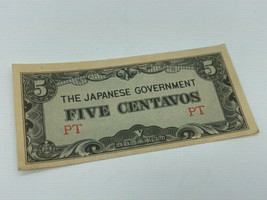 Philippines Money Currency Japanese Government Five Centavos  - £7.99 GBP