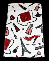 Makeup Eiffel Tower Mascara Lipstick Nail Polish Perfume Purses Pumps Hand Towel - £12.05 GBP