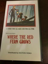Where The Red Fern Grows MINT VHS Cassette Tape Doty Dayton Ultra RARE Version - £11.41 GBP