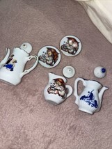 Vintage, Miniature Porcelain Tea Pot Plates Lot - £7.56 GBP