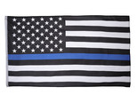 3X5 Police Thin Blue Line Usa Memorial Flag 3&#39;X5&#39; House Banner Grommets ... - $15.99