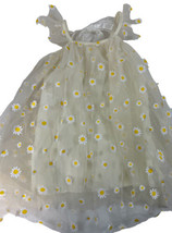 Tulle Daisy Dress Spring Flowers Girls 4 Daisies - £7.48 GBP