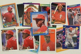 Mixed Series 13 PC Lot Baseball Cards all VINCE COLEMAN Saint Louis Cardinals - £9.06 GBP
