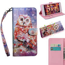 For Nokia G21 / G11 3D Painting Pattern Coloured Drawing Leather Phone Case(Owl) - £14.69 GBP