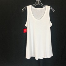 NWT Womens Size Medium SPANX White Scoop Neck Tank Top - £13.86 GBP