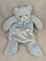 Bearington Blue Bear Lovey Storage Security Blanket 15 Inch Stuffed Animal - $9.86