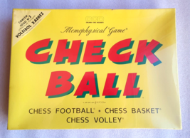 CHESS VOLLEY GAME ✱ Rare Vintage Check Ball Sport Playset Portugal 80´s ... - $35.99