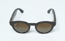 Ray-Ban Stories RW4003 656013 48mm Round Smart Glasses - Brown image 4