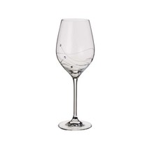 Dartington Crystal - Glitz Crystal Wine Glasses, Set of 2 x 330ml - Gift Boxed  - £85.95 GBP