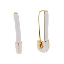 2022 summer new Neon colorful jewelry candy enamel safety pin Gold Filled earrin - £15.81 GBP