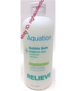 1 Bottle Aquation RELIEVE WILD EUCALYPTUS Shea Bu &amp; Aloe Ve Bubble Bath ... - $15.83