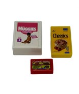 Vintage Miniatures: Huggies Diapers Cheerios &amp; Animal Crackers - $19.20