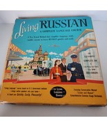 Living RUSSIAN A Complete Language Course 4 LP  w/ Conversation Manual V... - $24.74