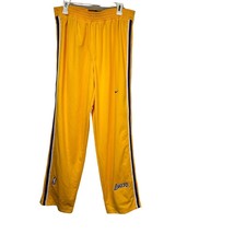 Vintage Nike Men’s Authentic NBA LA Lakers Logo Tear Away Warm Up Pants Size L - £89.00 GBP