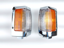 Chrome Corner Light Side Signal Lamp For Nissan D21 Pickup 1990-97 LH+RH... - $603.45 MXN