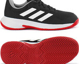 Adidas Game Spec 2 Men&#39;s Tennis Shoes Sports Racquet Shoes Black NWT ID2471 - $76.41+
