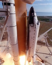 Close-up of final launch of Space Shuttle Columbia STS-107 Print - £6.96 GBP