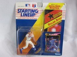 1992 Kenner Starting Lineup Nolan Ryan - Texas Rangers Action Figure Card Poster - £6.22 GBP