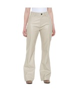 Alp-n-Rock Womens M Claren Faux-Leather Pants Silver Grey NWT - $834.99 MXN