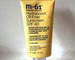m61 Hydraboost oil Free Sunscreen spf 40 1.7oz NWOB  - £15.81 GBP