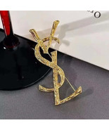 Luxury 2024 Fashion Vsl Letter Pin for Women - $32.95