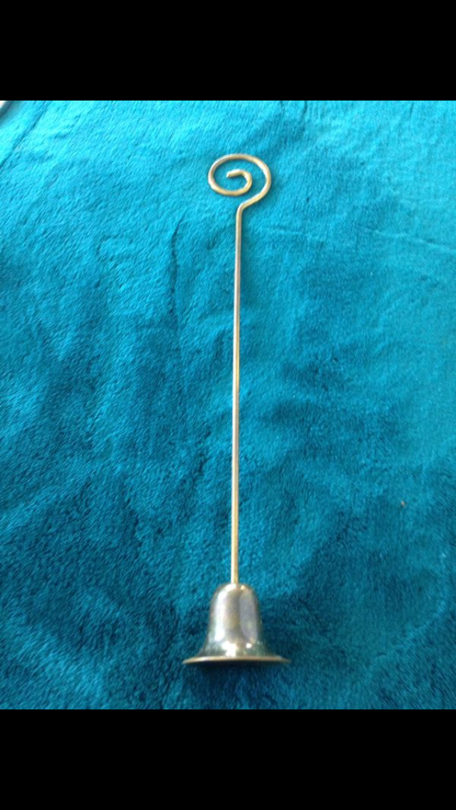 vintage 1940's brass candle snuffer - $149.99