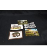 Lot of 5 Cattle Postcard Old Vintage Cards FARM BARN EARLY 1900s - $25.38 CAD