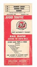 Port Authority Transit Time Table Pittsburgh Pennsylvania South Hills 1967 - $17.82