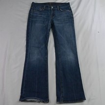 7 for all Mankind 27 Bootcut Medium Wash Distressed Stretch Denim Womens Jeans - £11.78 GBP