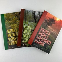 Hiking &amp; Biking In Cook, DuPage &amp; Lake County Illinois 3 Book Set - £15.54 GBP