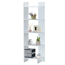 5-Tier Modern Style Bookcase Storage Open Shelves Display Unit Room Divider - £93.56 GBP