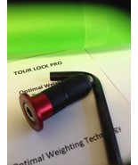 Tour Lock Pro 14gram Counter Weight (Red) for Woods/Irons/wedges w/Manual - $29.68 CAD