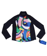 RLX Ralph Lauren Geometric 1/4 Zip Navy 1-Pkt L/S Golf Shirt Girls Med N... - $43.75 CAD