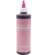 Chefmaster by US Cake Supply 10.5-Ounce Bakers Rose Liqua-Gel Cake Food ... - $15.83