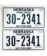  United States Nebraska Not For Hire Farm Truck License Plate 30-2341 - €17,06 EUR