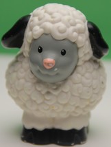 Fisher Price Little People 2007 Black n White Sheep Lamb Farm Animal - $2.99