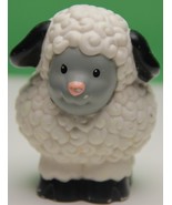 Fisher Price Little People 2007 Black n White Sheep Lamb Farm Animal - $4.09 CAD