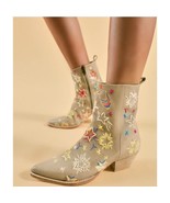 Free People Star Bowers Embroidered Boots Stone ( 40 ) - $124.11 CAD