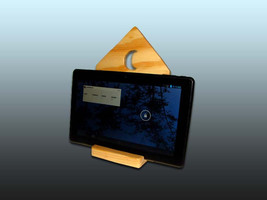 Outhouse Tablet/IPad Stand, Wooden Outhouse Cook Book Holder - $39.00