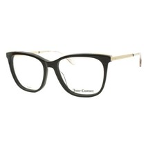 Juicy Couture JU 211 807 Shiny Black Gold Women&#39;s Eyeglasses 53-17-140 W/Case - £44.33 GBP