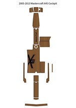 2005-2013 Mastercraft X45 Cockpit Pad Boat EVA Foam Faux Teak Deck Floor - $956.97 CAD