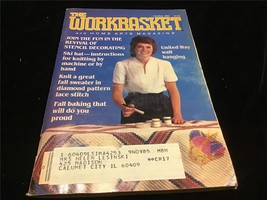 Workbasket Magazine October 1984 Knit a Fall Sweater in Diamond Pattern Lace - $7.50