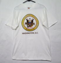 Vtg Hard Rock Cafe Washington DC Crest Rock Roll Embassy T shirt SZ L USA Rare - £22.39 GBP