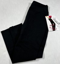 Women With Control Pants Size XXSP Petites Black Smooth &amp; Sleek Elastic ... - £7.87 GBP
