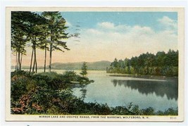 Mirror Lake &amp; Ossipee Range from the Narrows Postcard Wolfeboro New Hampshire  - $13.86